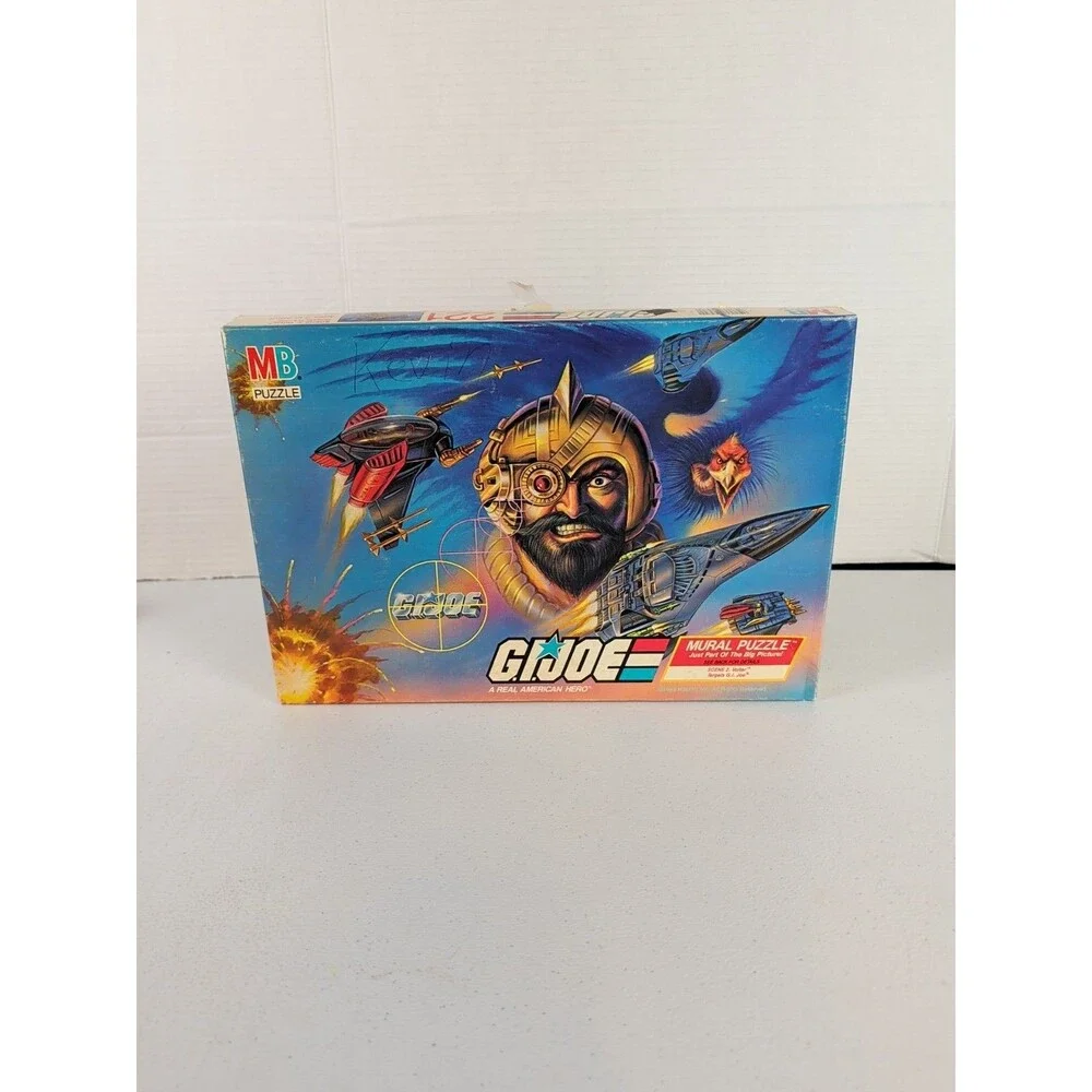 GI Joe Mural Puzzle 1988 Vintage Complete 221 Pieces Milton Bradley